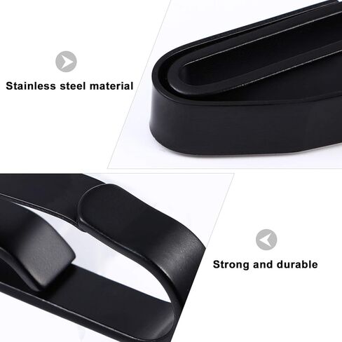 Giliglue Black Tactical Key Ring Holder Key Holder for Belt Duty Belt Key Holder Belt Clips for Police and Fire Agencies Double Side Quick Release Key Clip with Detachable Keyring Accessory(1.8 Inch) in Kuwait