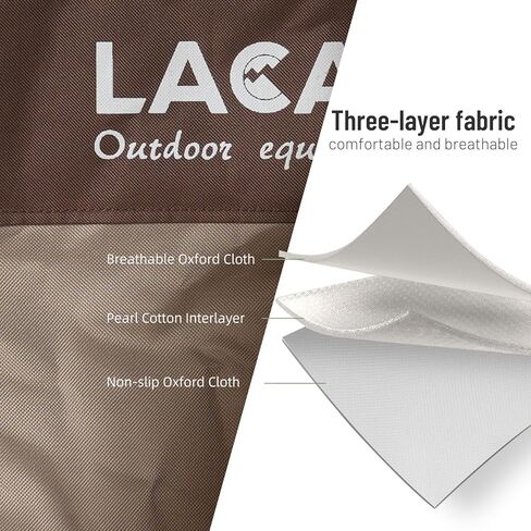 Portable Camping Chair, Outdoor Folding Chair, Oxford cloth Backpacking Chair with Aluminum Frame,264lbs Support,No Installation Required(Black,1 Pack) in Kuwait