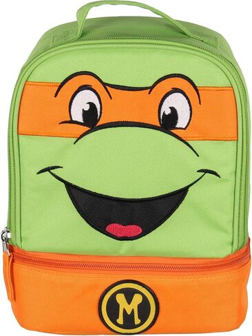 Teenage Mutant Ninja Turtles TMNT All Turtles Dual Compartment Lunch Box (Michelangelo) in Saudi Arabia