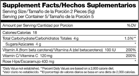 Immune Support Gummies with Vitamin C & Rose Hip Extract (144 Total Gummies, 12-Pack, 12 Per Pouch) - Wellness Chews with Antioxidants/Fresh Soft Tasty Chewables/Vegan & Gluten Free in Kuwait