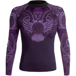 Raven Fightwear Women's Nordic IBJJF Approved Rash Guard Black in Saudi Arabia