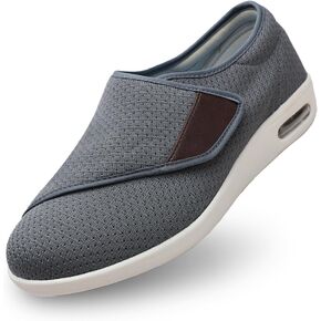 youyun Orthopedic Shoes for Women, Wide Fit Slip On Sneakers for Diabetics, Plantar Fasciitis and Swollen Feet Support, Lightweight Comfort and Breathable (Size 6-10)