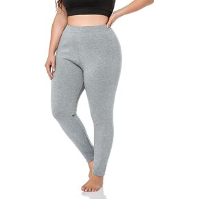 ZERDOCEAN Women's Plus Size Fleece Lined Leggings Winter Warm Thermal Yoga Workout Pants
