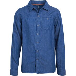 DKNY Boys' Shirt - Classic Fit Woven Long Sleeve Button Down Shirt - Casual Collared Shirt for Boys (8-20)
