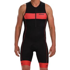 Zoot Men’s Core Tri Tank Racesuit – Sleeveless Triathlon Suit for Men, Italian Primo Fabric, 3 Pockets, and Bike Padding