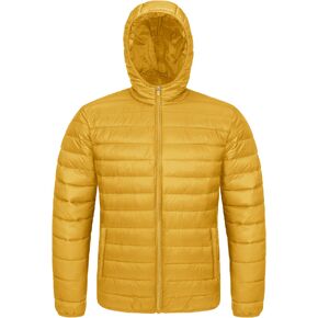 MAGCOMSEN Men's Lightweight Puffer Jacket Hooded Full Zip Water-Resistant Quilted Lined Winter Coats