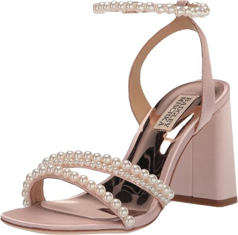Badgley Mischka Women's Feisty Pearl Block Heel in Saudi Arabia