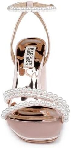 Badgley Mischka Women's Feisty Pearl Block Heel in Saudi Arabia