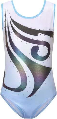 Blaward Gymnastics Leotards for Girls Kids Teens Athletics Leotards with Tumbling Dance Shorts Sparkly Unitards Biketards in Kuwait