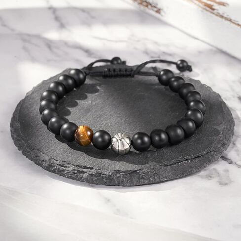 Baseball/Soccer/Basketball/Hockey/Golf/Football Bracelet Gifts for Boys Men in Kuwait