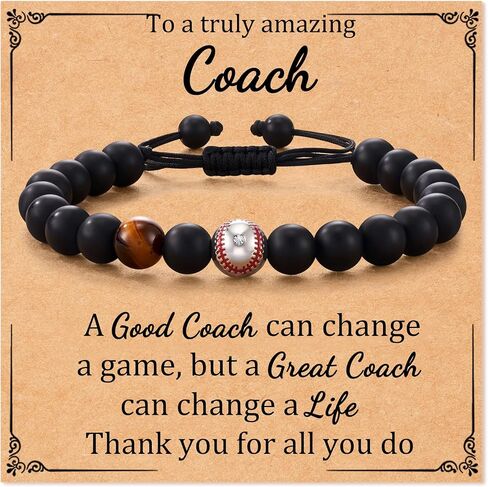 Baseball/Soccer/Basketball/Hockey/Golf/Football Bracelet Gifts for Boys Men in Kuwait