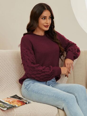 سترات MixShe النسائية موضة خريف 2023 سويت شيرت للنساء قمصان بياقة دائرية وأكمام طويلة سترة غير رسمية عصرية in Kuwait