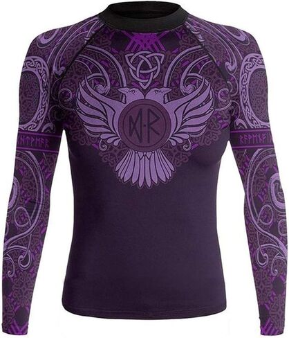 Raven Fightwear Women's Nordic IBJJF Approved Rash Guard Black in Saudi Arabia
