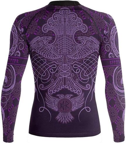 Raven Fightwear Women's Nordic IBJJF Approved Rash Guard Black in Saudi Arabia