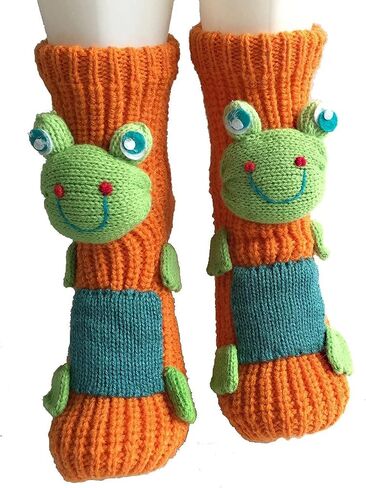 Ulalaza Non-slip Household Floor Socks Knit Sweater Casual Socks Slippers Socks for Women in Kuwait