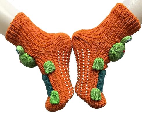 Ulalaza Non-slip Household Floor Socks Knit Sweater Casual Socks Slippers Socks for Women in Kuwait