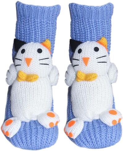 Ulalaza Non-slip Household Floor Socks Knit Sweater Casual Socks Slippers Socks for Women in Kuwait