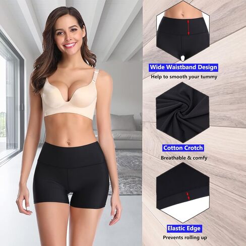 JOYSHAPER Boyshorts Panties for Women Anti Chafing Underwear Slip Shorts for Women Under Dress in Kuwait