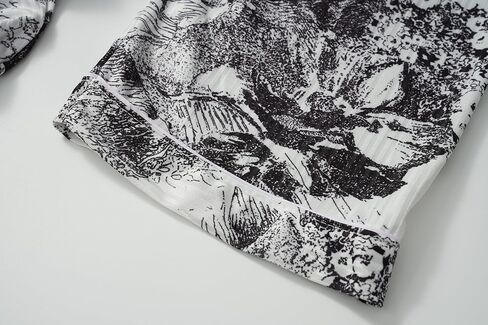 Hupohoi Big Girls Button Down Pajamas Short Sleeve Long Pants Sleepwear 2PCS Tie-Dye Patterns Cartoon Panda Nighty Loungewear in Kuwait