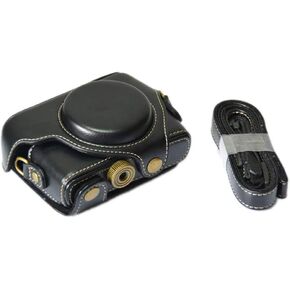 استمتع-فريد من نوعه من جلد البولي يوريثان حقيبة كاميرا غطاء لسوني RX100 RX100II RX100III RX100IV RX100VII RX100VIII M3 M5 DSC-RX100 III RX100M3 مع حقائب كاميرا حزام الكتف
