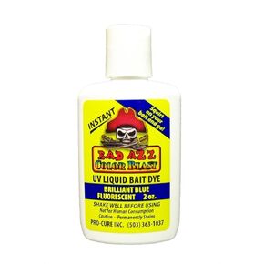 Pro-Cure Bad Azz Color Blast Liquid Bait Dye, 2-Ounce, Brilliant Blue Fluorescent