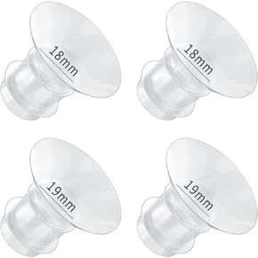 Flange Inserts 18mm 19mm 4PCS Compatible with Spectra Elvie Medela Willow go Bellababy 24mm Flange/Shields Wearable Breast Pump, Reduce Nipple Tunnel Size, Pump Parts Replace in Saudi Arabia