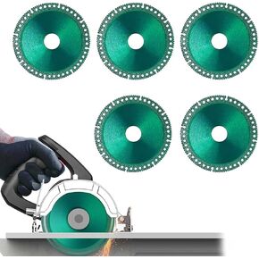 قرص غير قابل للتدمير للمطحنة، شفرة منشار قطع مركبة جديدة متعددة الوظائف، دائرية ماسية رفيعة للغاية، شفرة قطع رفيعة للغاية مقاس 4 بوصة لمطحنة الزوايا (5 قطع) in Kuwait