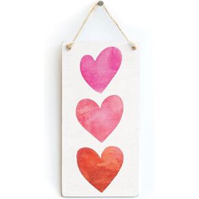 Meijiafei Love - Romantic Anniversary/Valentines Home Accessory Gift Sign Love Heart Design 10"x5"