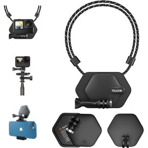 TELESIN Magnetic Chest Mount with Neck Strap for GoPro and iPhone in Kuwait