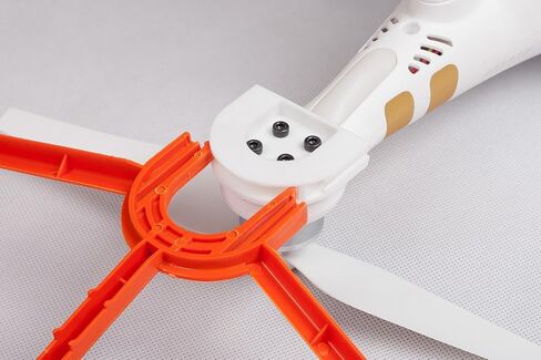 SummitLink Snap On/Off Prop Guards 2X Orange 2X Black for DJI Phantom 1 2 3 Quick Connect Tool Free in Saudi Arabia