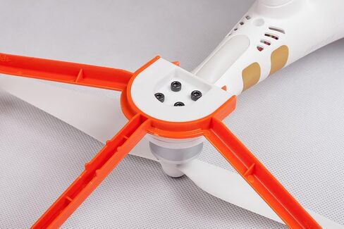 SummitLink Snap On/Off Prop Guards 2X Orange 2X Black for DJI Phantom 1 2 3 Quick Connect Tool Free in Saudi Arabia