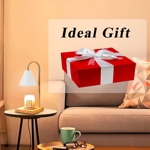 مصباح تدفئة الشموع، مصباح تدفئة كهربائي للشموع مع مؤقت، مصباح تدفئة شموع قابل للتعتيم لشموع الجرة مع لمبتين، مذيب كهربائي للرائحة، هدية للأم in Kuwait