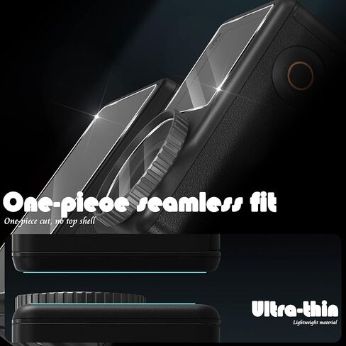 Orzero (3+3+3 واقي زجاجي مقوى متوافق مع كاميرا DJI OSMO Action 3، 3 قطع واقي شاشة أمامي وخلفي، 3 قطع عدسة فيلم 2.5D حواف قوسية مضادة للخدش HD خالية من الفقاعات in Kuwait