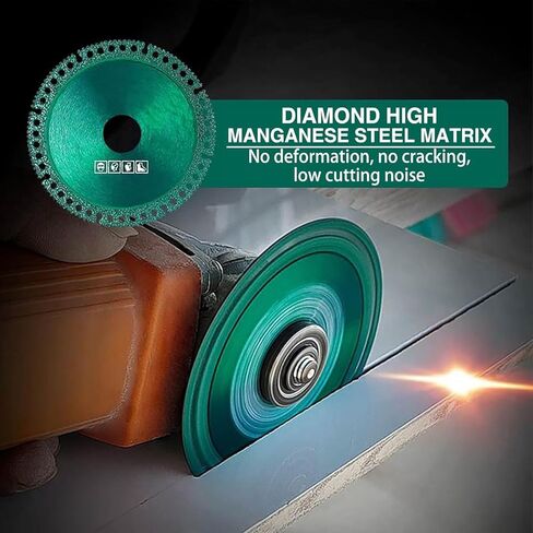 قرص غير قابل للتدمير للمطحنة، شفرة منشار قطع مركبة جديدة متعددة الوظائف، دائرية ماسية رفيعة للغاية، شفرة قطع رفيعة للغاية مقاس 4 بوصة لمطحنة الزوايا (5 قطع) in Kuwait