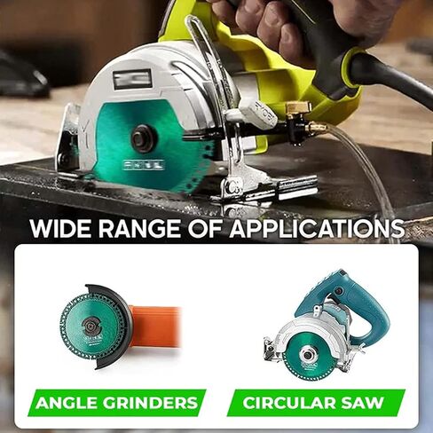 قرص غير قابل للتدمير للمطحنة، شفرة منشار قطع مركبة جديدة متعددة الوظائف، دائرية ماسية رفيعة للغاية، شفرة قطع رفيعة للغاية مقاس 4 بوصة لمطحنة الزوايا (5 قطع) in Kuwait