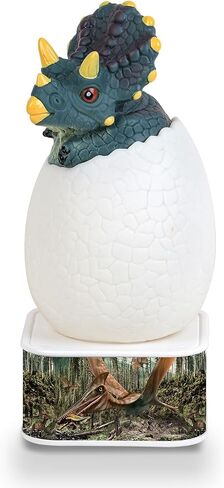 JOMEARCRENG Dinosaur Night Light - 3D Dinosaur Model - USB Rechargeable - Color Changing - Voice Control Switch - Perfect Toy Gift for Children in Saudi Arabia