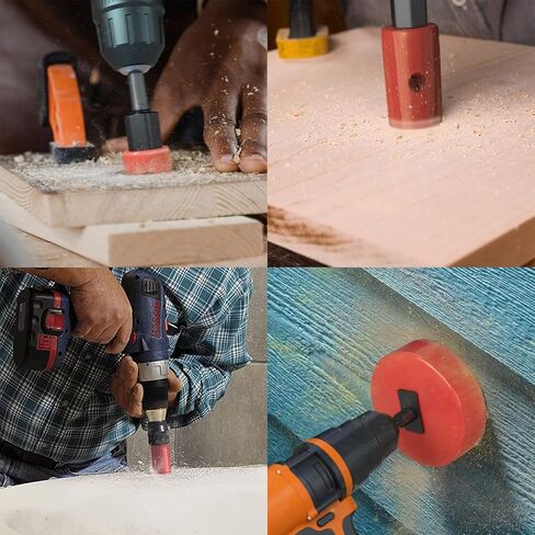 طقم منشار ثقب Antetek 6 قطع 1-1/4 بوصة -2-1/8 بوصة (32-54 مم) مجموعة منشار ثقب مع 4 شفرات منشار، 1 مغزل و1 ​​مفتاح سداسي للخشب والبلاستيك والبلاستيك والخشب الرقائقي والجدران الجافة in Kuwait