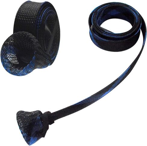 ZZBIQS 10Pcs Rod Sleeve Rod Cover Braided Mesh with Lanyard Rod Protector Pole Gloves Fishing Tools, Flat or Pointed End/Spinning or Casting Rods for Casting Sea Fishing Rod/Spinning Fishing Rod in Saudi Arabia