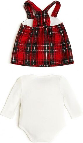 GUESS Baby Girl Plaid Interlock Skirtall 2 Piece Set Playwear sets in Saudi Arabia
