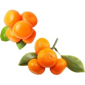 الفاكهة الاصطناعية وهمية الصغيرة اليوسفي البرتقالي النابض بالحياة الاصطناعية وهمية الفاكهة اليوسفي للمنزل المطبخ حزب عرض التصوير الدعامة in Kuwait