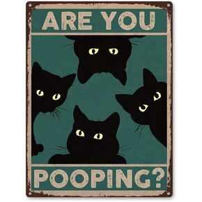 Amazing Experience Would Poop Here Again Bathroom Sign, Funny Vintage Toilet Reviews Metal Signs, Aluminum Rust Free 9" X 11", Pre-Drilled Holes, Weather Resistant