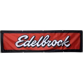 Daoops Edelbrock العلم أجزاء الأداء الميكانيكي 2x8ft راية in Kuwait