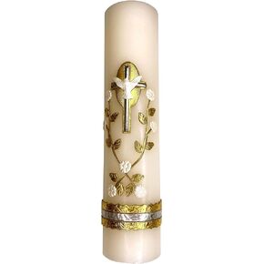 Holy Cross with Dove Candle Vela Cirio Espiritu Santo Cruz