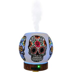 Essential Oil Diffuser Ultrasonic Handcrafted 120ml Aroma Essential Oil Cool Mist Humidifier with Adjustable Mist Mode, Auto Shut-Off and 7 Color LED Lights Changing (Butterfly) in Saudi Arabia