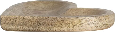 طبق زينة على شكل قلب بندق من فورسايد هوم اند جاردن، طبيعي in Kuwait