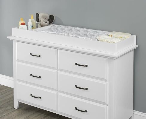 غطاء علوي للتغيير باللون الأبيض من Willowbrook، يناسب Willowbrook 6 Dr Dresser باللون الأبيض in Saudi Arabia