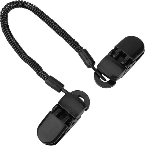 مشبك قبعة من في بيست لايف 3 قطع لتثبيت قبعة مشبك مشبك حافظ مقاوم للرياح وحزام ملفوف لصيد القوارب والإبحار والجولف - أسود in Kuwait