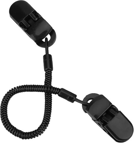 مشبك قبعة من في بيست لايف 3 قطع لتثبيت قبعة مشبك مشبك حافظ مقاوم للرياح وحزام ملفوف لصيد القوارب والإبحار والجولف - أسود in Kuwait