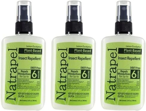 Natrapel Lemon Eucalyptus Pump 3.4 Fl Oz (Pack of 3) in Saudi Arabia