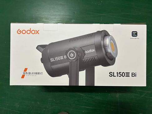 Godox SL150IIIBi 160W LED Continuous Output Lighting, 2800K-6500K Dual Color Temperature, 0%-100% Brightness Adjustment, App Control, Bowens Mount, Suitable for Studio, Still Life, Video Shooting in Saudi Arabia
